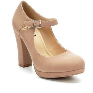 Y-NOT? Ariel Rose Taupe pumps women’s size 8.5M